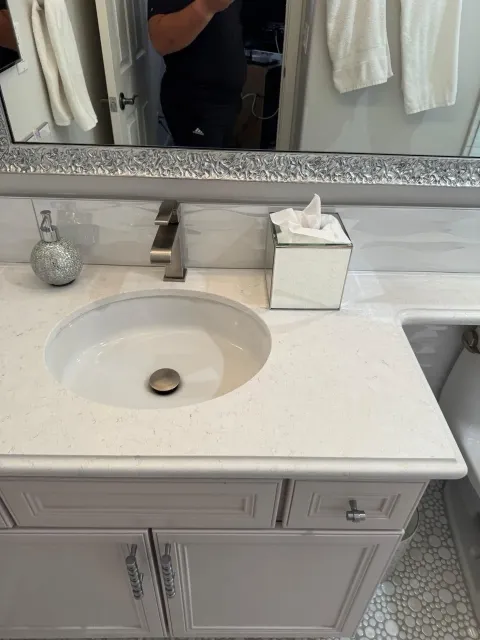 Deep cleaned bathroom in a Greater Chicago home